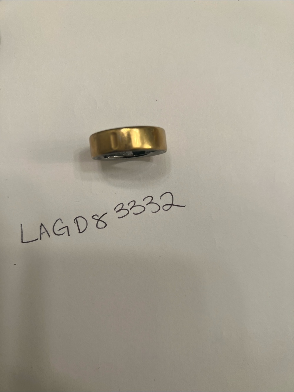 Gold Oura Ring 4, Size 13, with Charging Port
